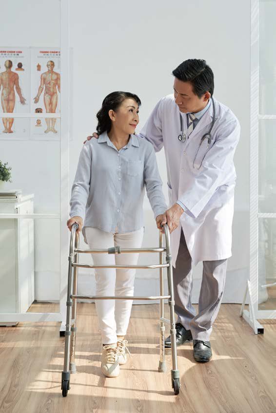 Caregiver accompanying a patient — iHelp Charitable Trust